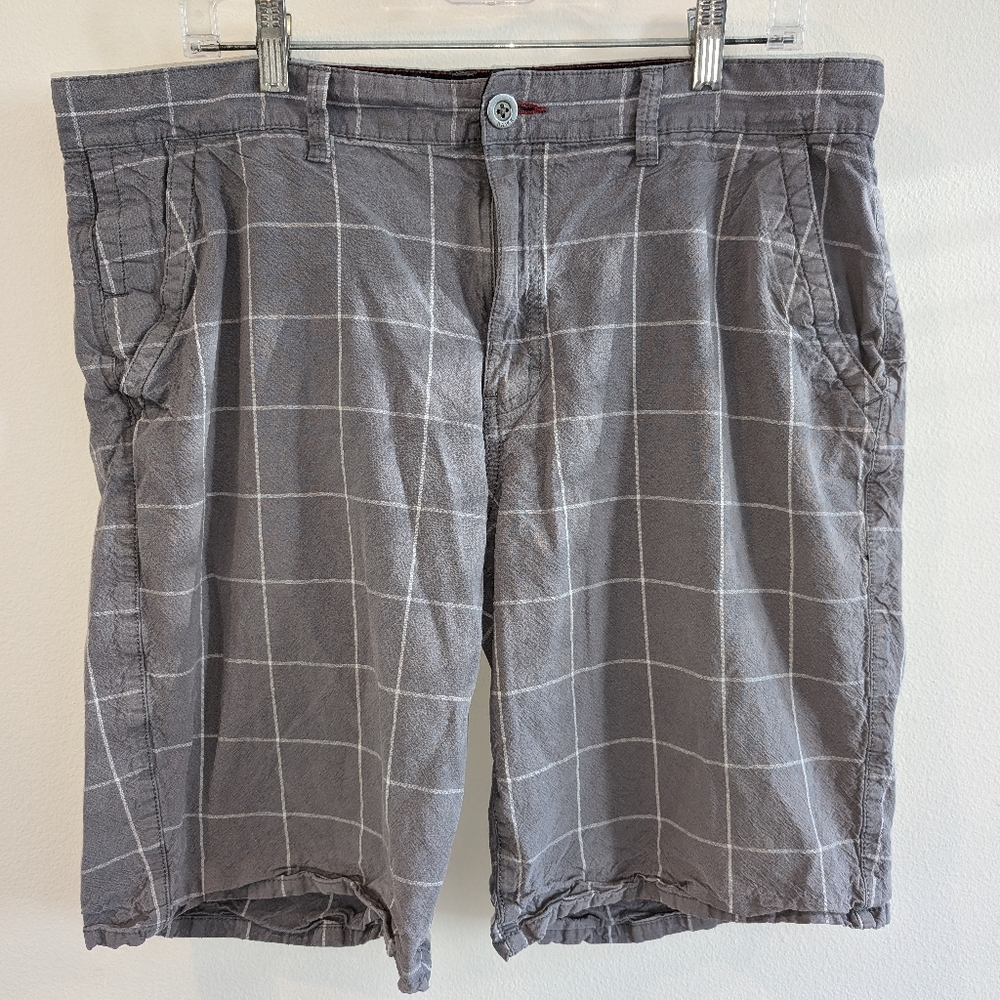 Tony Hawk Gray Flat Front Shorts